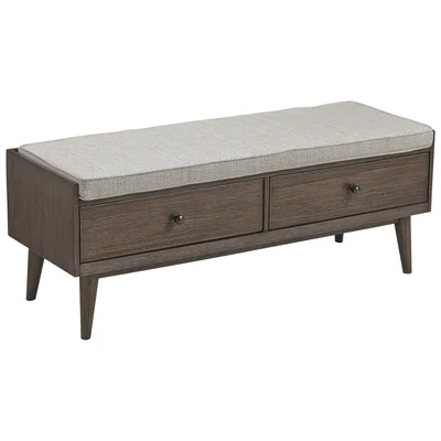 Aleksei Upholstered Drawer Storage Bench