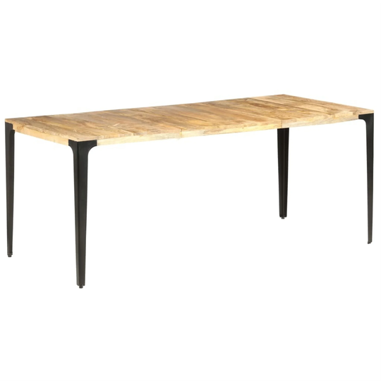 Dining Table Kitchen Table Living Room Table Solid Mango Wood Brown
