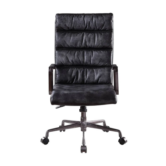 Top Grain Leather Upholstered Office Chair
