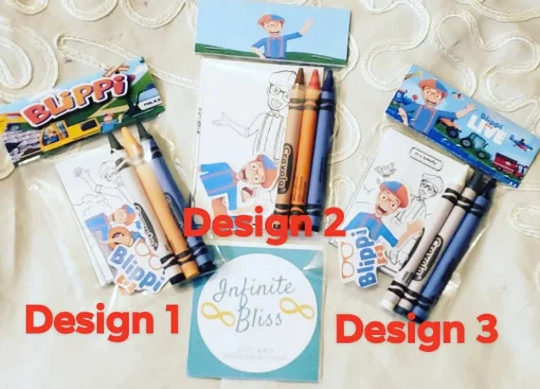 Blippi Coloring Packs Ships Within 3 Business Days No Personalization Read Description For Details | Crayola Crayons