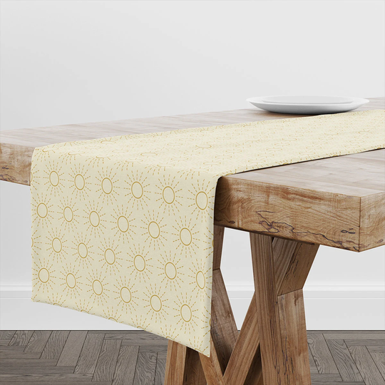 Table Runner Bunch Of Sun Ii | Unique Design Decor High Quality Textile & Print Made in Eu
