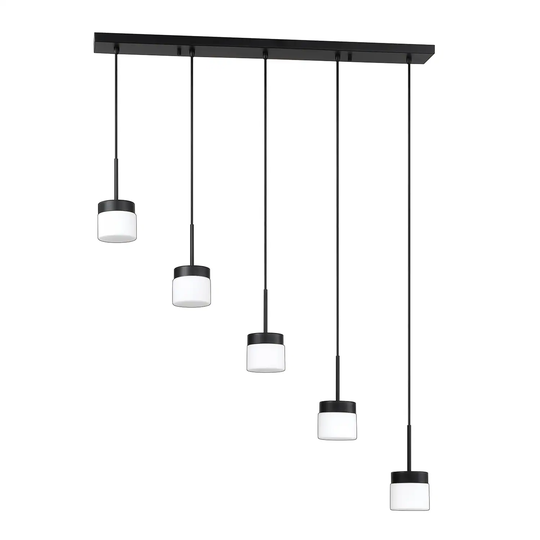 Nuon 5-Light Black Bar