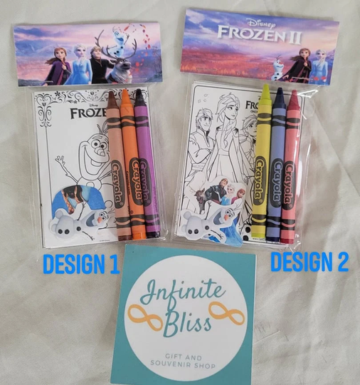 Frozen Coloring Packs | Pages Party Favor Crayola Crayons
