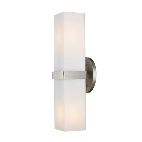 Trans Globe Jasper 2 Light Flush mount in Brushed Nickel