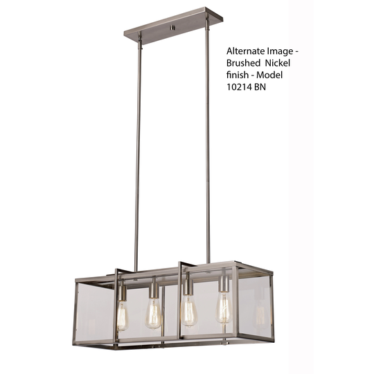 Giuseppe Imports 10213 BN Three Light Pendant Eastwood II Brushed Ni - Exact Size