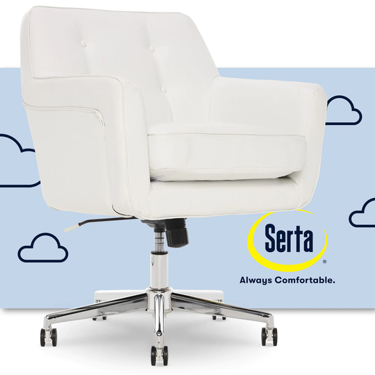 Serta Ashland Ergonomic Home Office Chair with Memory Foam Cushioning