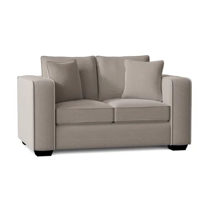 Juliet 64" Square Arm Sofa Bed with Reversible Cushions