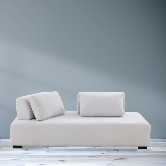 3-Seater Minimalist Modular Sofa Couch with Non-slip Back Cushions