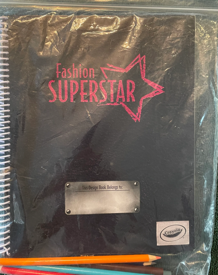 Fashion Superstar Book & Pencils