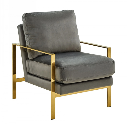Modern Eco-Leather Accent Chair for Living Room - 30"Wx28"Dx34"H