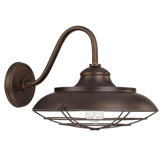 Barn Style 1-light Burnished Bronze Wall Lantern Light