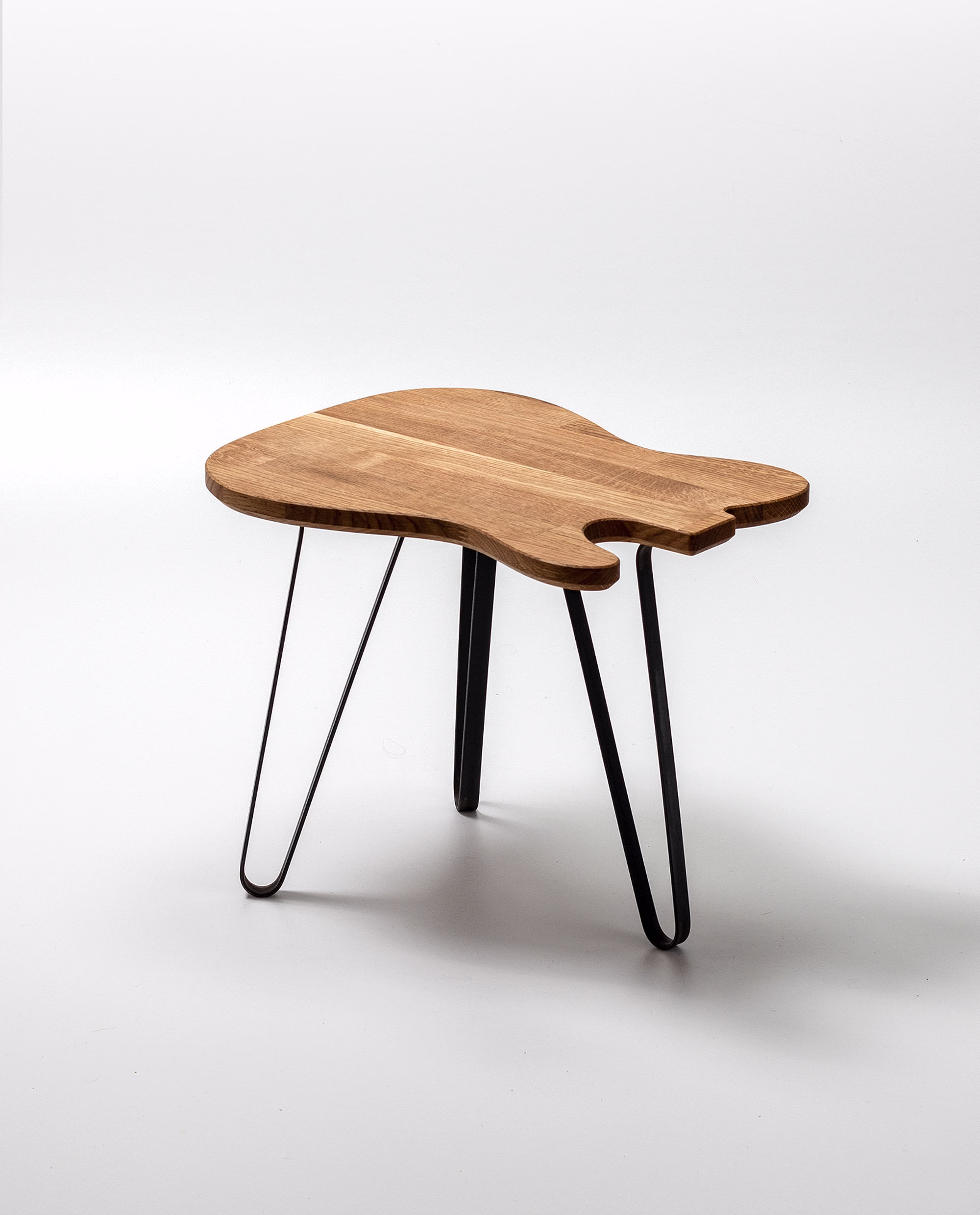 Guitar Table - T-Model Design Furniture Metal Legs Art Coffee Gift Gadget Interior Player