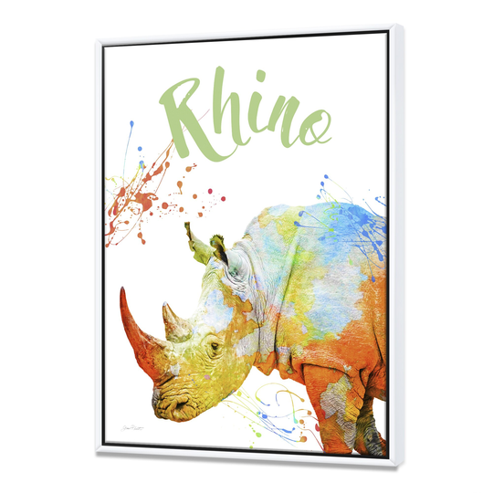 Designart 'Colorful Safari Animals B' Cottage Framed Canvas Art Print