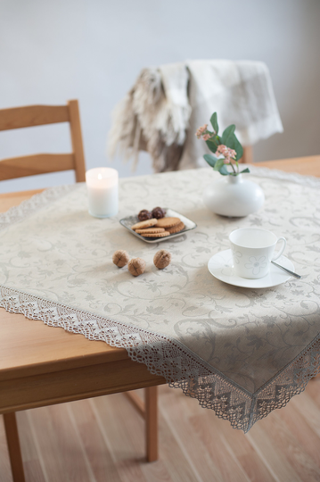Linen Table Cloth, Christmas Gifts For Parents, Holiday Tablecloth, Small Cloth