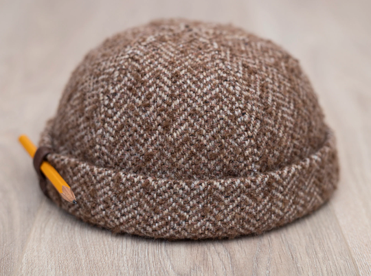 Soft & Fluffy Handmade Docker Cap With Pencil Holder. Limited Edition