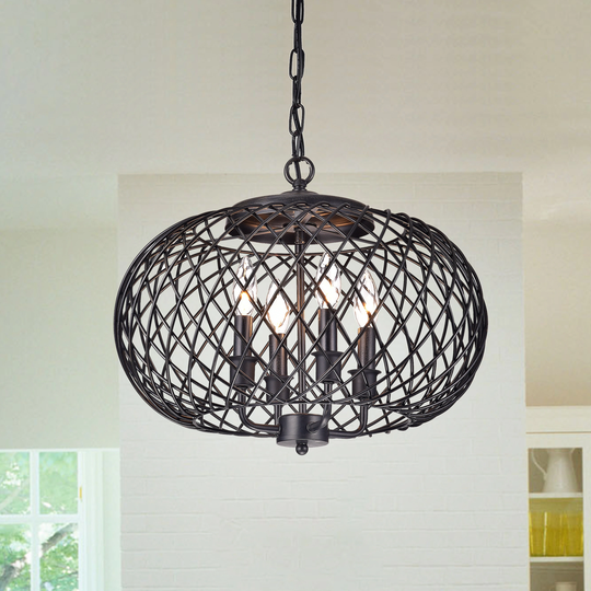 Orius 4-Light Candle Style Globe Chandelier