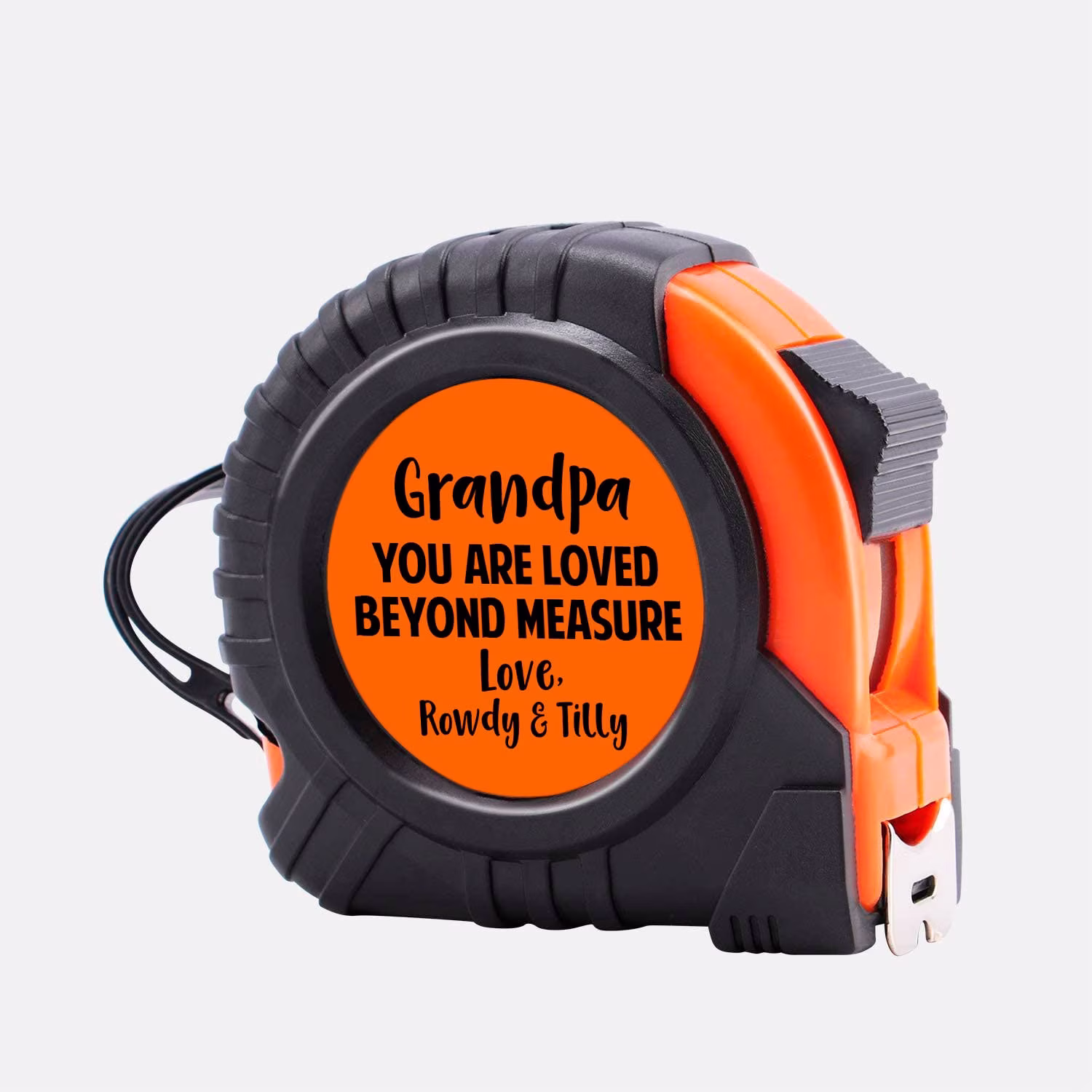 Personalized Tape Measure For Grandpa, Father's Day Gift Grandfather, Custom Birthday Papa From Grandkids