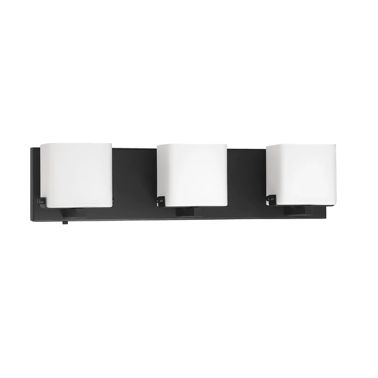 Vega 3-Light Black Vanity Light