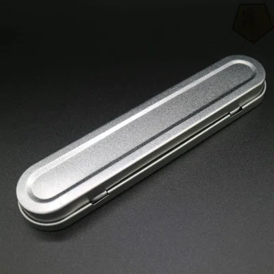 5 Pcs Metal Hinged Tin Stationery Box Small Pencil Case Rectangular Empty Hinged Tins Box Containers Storage Home Organizer For Pen Pencil,Makeup Brus