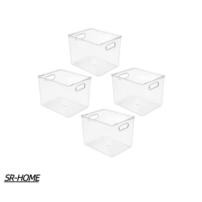 Tall Deep Plastic Desk Organizer with Carrying Handles