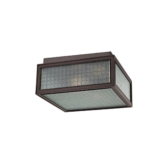 Hudson Valley Lighting Freemont 2-light Flush Mount, Old Bronze