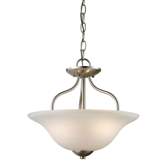 Cornerstone Conway 2-light Semi-Flush - Brushed Nickel