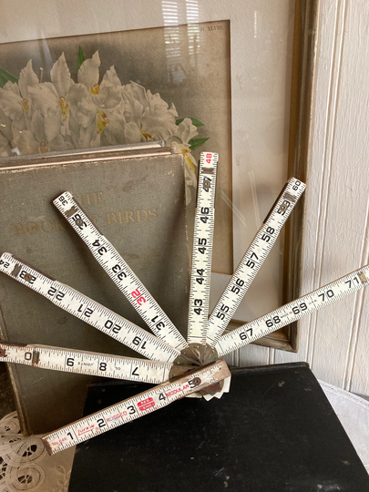 Wooden Tape Measure/Farmhouse Measure/Vintage Lufkin No 646
