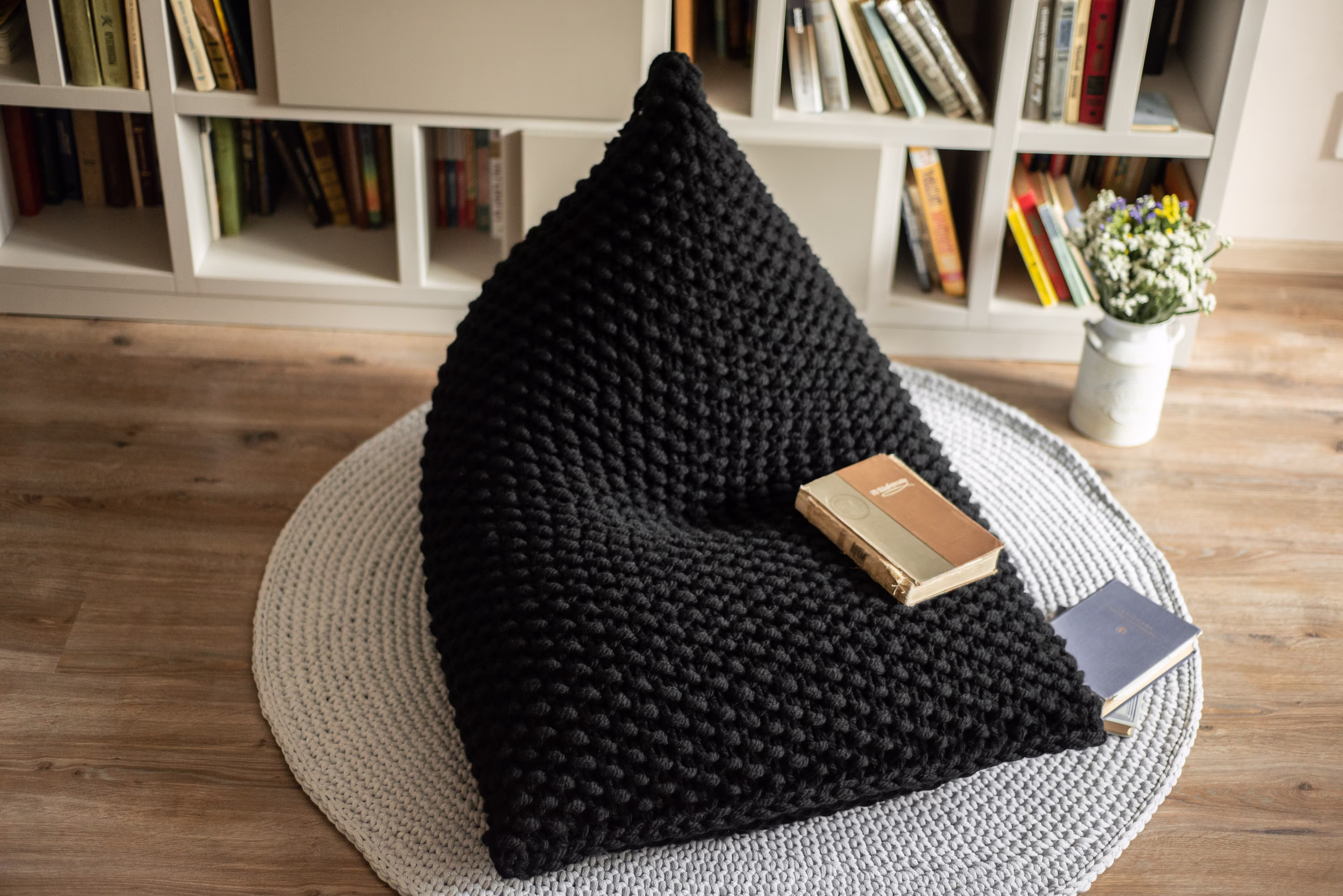 Giant Bean Bag Chair, Floor Cushion Seating, Bean Chair For Kids/Adult, Pillow, Accent Reading
