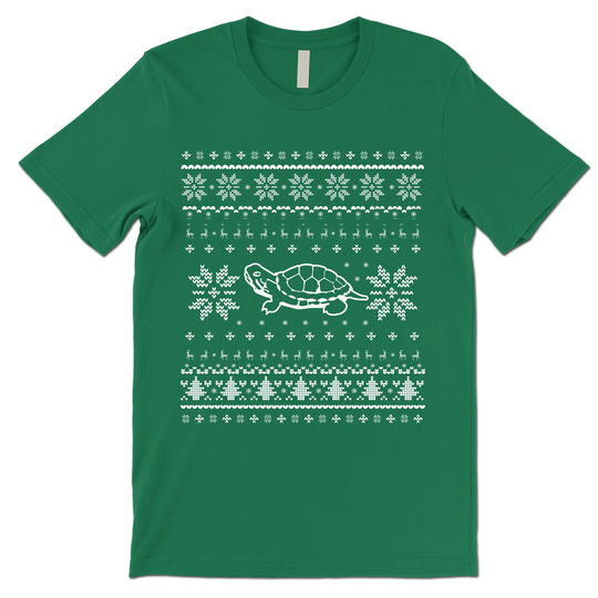 Red-Eared Slider Christmas Shirt. Pet Red Eared Ugly Xmas T Shirts