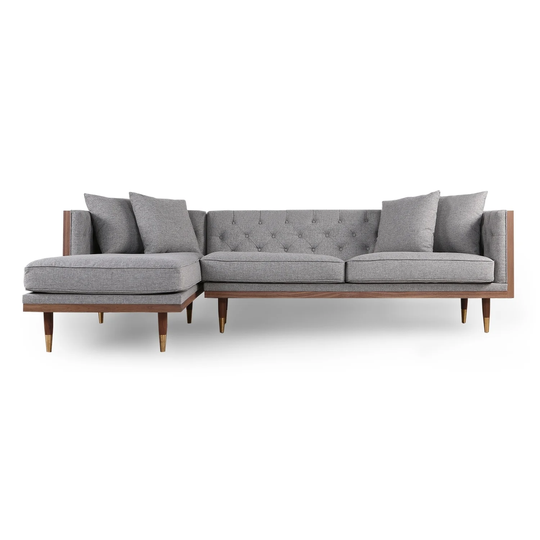 Kardiel Woodrow Neo Mid-century Modern Sofa Sectional