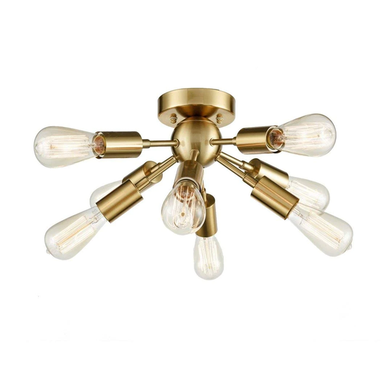 Firenze Sputnik Sphere Chandelier 8-Light Flush Mount Ceiling Light