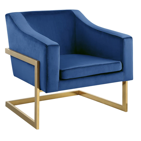 Best Master Furniture Modern Helix Leather Arm Chair