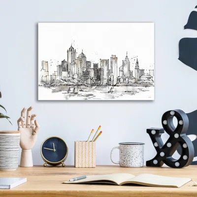 Skyline Sketches III by Anne Tavoletti - Unframed Graphic Art