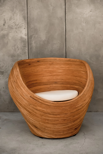 Rattan Chair Tegal - Natural Rattan Chair, Coffee Table, Furniture, Lounge Indoor Decor, Interior Design