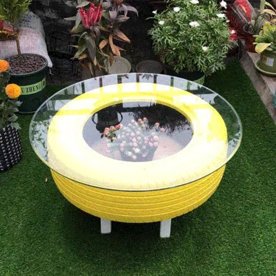 Jufu 20" Round Pencil Table Top
