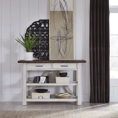 Loukya 55" Wide 7 Drawer Solid Wood Sideboard