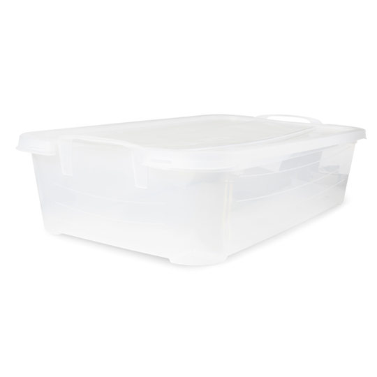 Life Story Clear Stackable Closet Organization & Storage Box, 34 Quart (18 Pack) - 2.05
