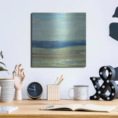 Ivy Bronx ''Azure Wave'' By Albena Hristova, Metal Wall Art, 36"X36"