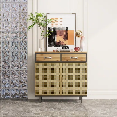 31.5'' Wide 2 Drawer Sideboard, Modern Furniture Decor