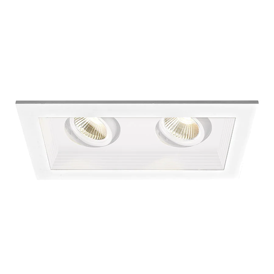 WAC Lighting Mini Multiples 2 Light 8-5/8" Wide LED Square Adjustable