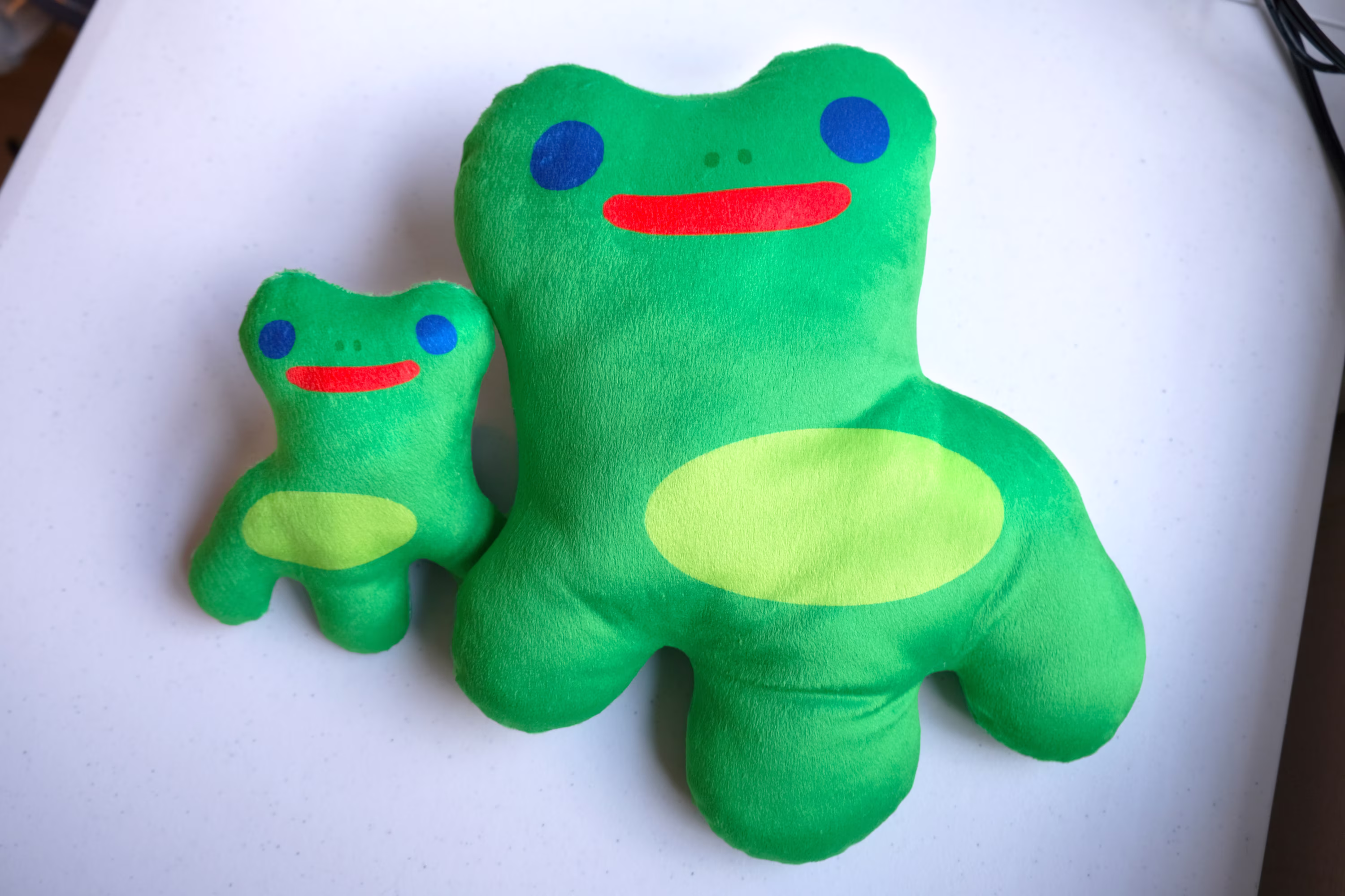Froggy Chair Plushie | Handmade Plush Kidcore Frog Meme