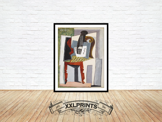 Pablo Picasso, Guitar On A Chair, 1921, Fine Reproduction, Art Print, Wall