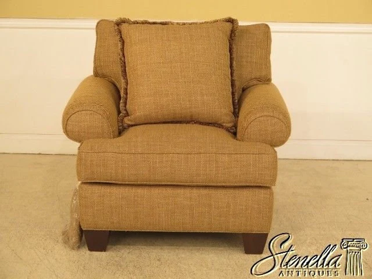 L42285E Drexel Heritage Green Tweed Club Chair ~ New