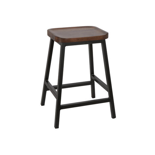Counter Stool With Walnut Seat, Barstool, Bar Stool, Dining Chair, Pub Shop Kitchen Table Desk Seating