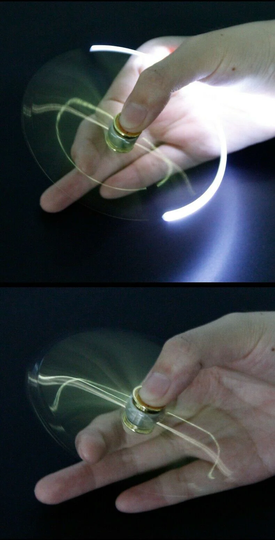 Fidget Spinner Pen Hand Led Gold Ink Stress Reducer Writting Ballpoint Pencil