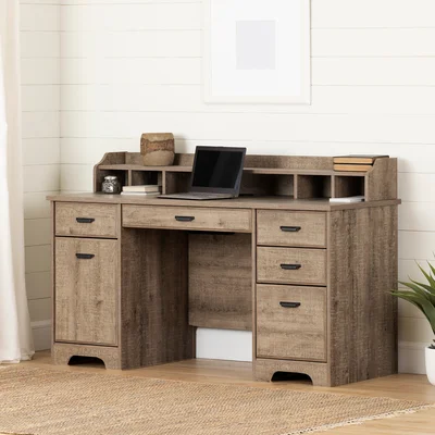 Versa Executive Desk with Hutch