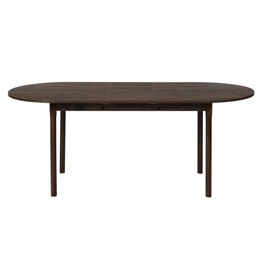 74.8" L Extendable Dining Table, Removable Self-Storing Leaf Table