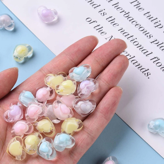 Colorful Pastel Color Beads Charm For Jewelry Making Acrylic Kid Bead Bracelets Jewelry Finding Bubblegum