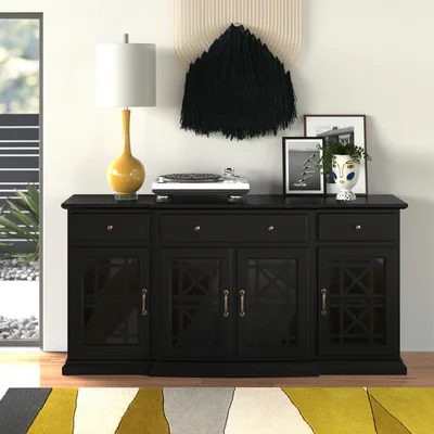 Hennigan 60" Wide 3 Drawer Sideboard