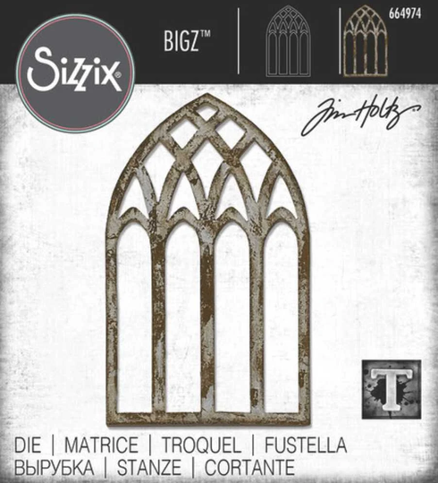 Sizzix - Tim Holtz Bigz Die Cathedral Window